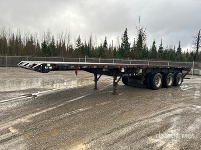 2015 Lode King 40 ft Tri/A Flatbed Remolque Petrolero