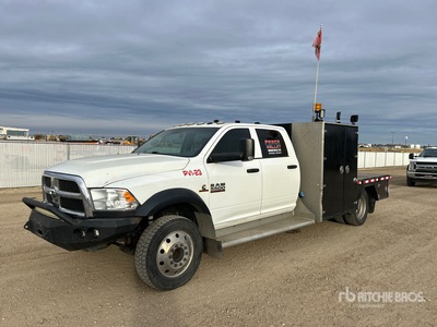 2018 Dodge 5500 4x4 Crew Cab Utility Truck