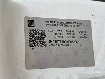 2024 GMC G3500 Cutaway Van 4x2 Kühlfahrzeuge