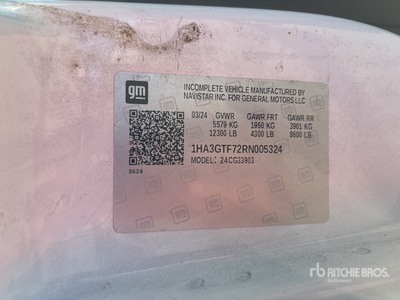 2024 GMC G3500 4x2 Autocarro frigorifero