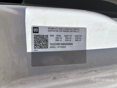 2024 GMC Savana 3500 4x2 Autocarro frigorifero