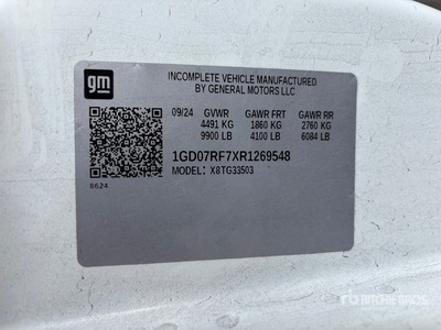 2024 GMC G3500 4x2 Refrigerated Truck