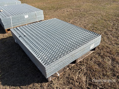 Quantity of (6) Hot Dip Galvanized Grate 48X42X1 ½