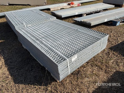 Quantity of (9) Hot Dip Galvanized Grate 48X42X1 ½