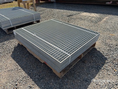 Quantity of (6) Hot Dip Galvanized Grate 56X42X1 ½