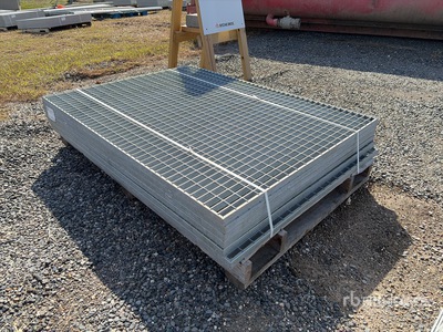 Quantity of (6) Hot Dip Galvanized Grate 56X42X1 ½