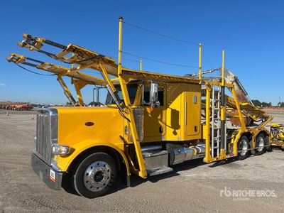 2016 Peterbilt 389 6x4 Sleeper Car Carrier Truck