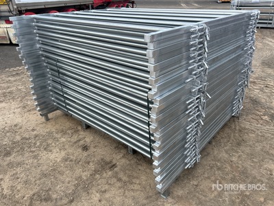 Quantity of (30) BYT 2.1 m x 1.8 m Galvanzied Livestock Panel (Unused)
