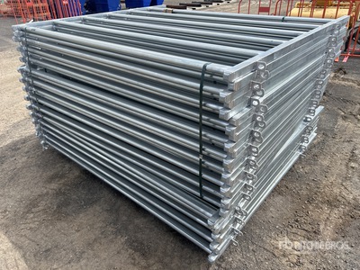 Quantity of (27) BYT 2.1 m x 1.8 m Galvanized Livestock Panel (Unused)