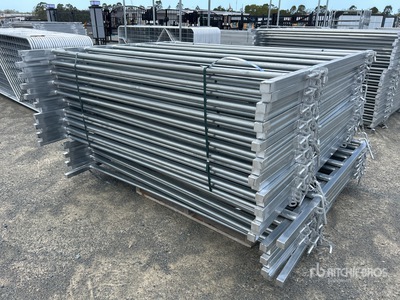 Quantity of (27) BYT 2.1 m x 1.8 m Galvanized Livestock Panel (Unused)