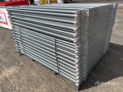 Quantity of (30) BYT 2.1 m x 1.8 m Galvanized Livestock Panel (Unused)