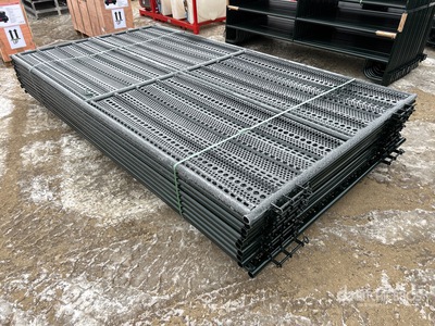 Quantity of (10) 2025 BYT WBF012 12 ft x 6 ft 5 in Wind Fence (Unused)