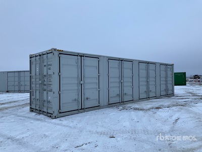 2025 40 ft High Cube Multi-Door Storage Container