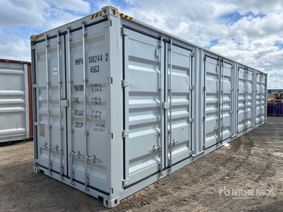 2025 40 ft High Cube Multi-Door Storage Container