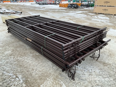 Quantity of (12) 2025 BYT HDALYPNL12 x 2 in Alley Livestock Panel (Unused)