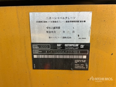 2010 Cat 320D Excavadora de Cadenas