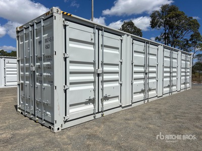 2025 40 ft High Cube Multi-Door Storage Container