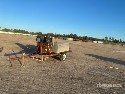 Custom S/A Turntable Air Compressor Trailer Varios remolque