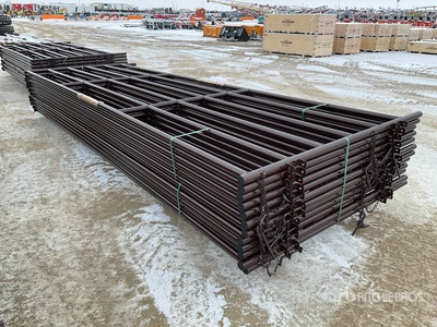 Quantity of (12) 2025 BYT HDALYPNL16 x 2 in Alley Livestock Panel (Unused)