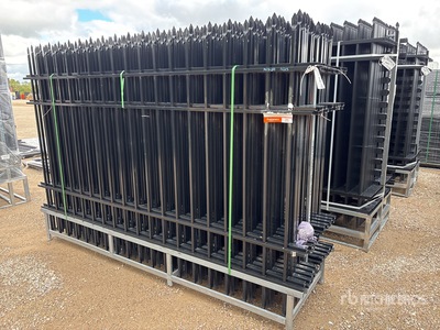 Quantity of (22) 10 ft x 7 ft Site Fence (Unused)