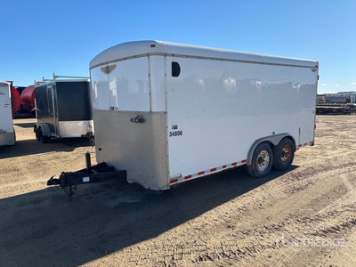 2012 H & H 16 ft T/A Rimorchio chiuso