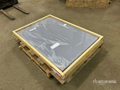 58.5 In x 40.25 In x 1.25 In Plexiglass Windshield (Unused)