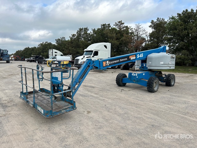 2018 Genie S45 4WD Diesel Telescopic Boom Lift | Ritchie Bros. Auctioneers