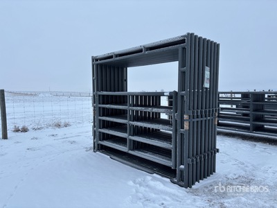 Quantity of (16) 2025 BYT FRMGTE96 9 ft 6 in Steel Heavy Duty Magnum Livestock Gate (Unused)