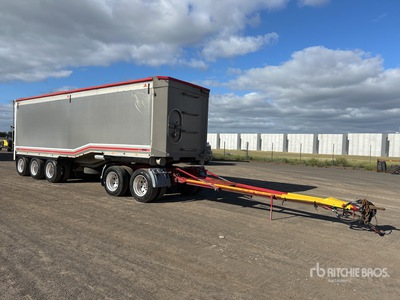 2019 Gippsland Body Builders 9.8 m 5/Axle Dog Step Deck Remorque à benne basculante arrière