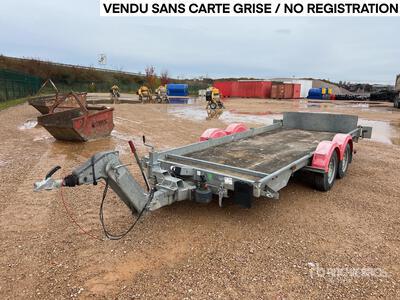 2015 Hubiere H212L01CF 3500 kg Tri/A Remorque Apparatuur aanhangwagen