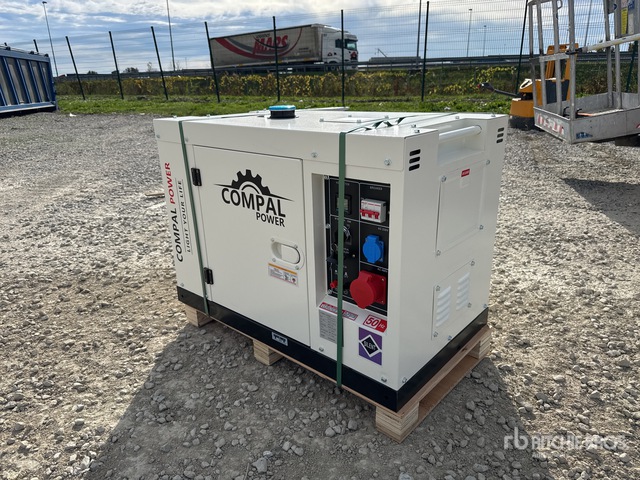 2025 Compal VG-R110 10 kW Portable Generator Set (Unused) | Ritchie ...