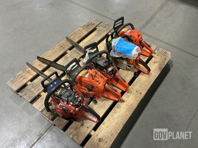 (5) Assorted Chain Saws