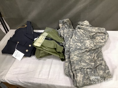 (12) Men's Coats, (2) Crewman Coveralls, (5) Liners & Assorted Items