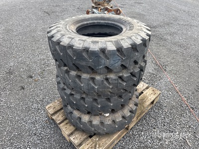 Quantity of (4) Michelin 7.5R15 Model X Tires (Unused)