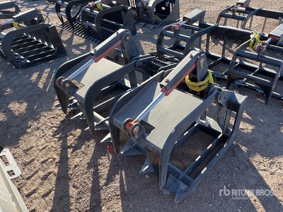 Mid-State 60 in Root Skid Steer Grapple (Unused)