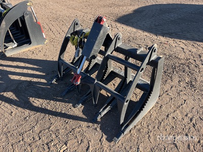 All-Star 48 in Root Rake Kompaktlader-Greifschaufel (Unused)