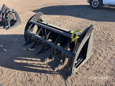 Mid-State 68 in Root Rake Cazo con garfio para minicargadora (Unused)