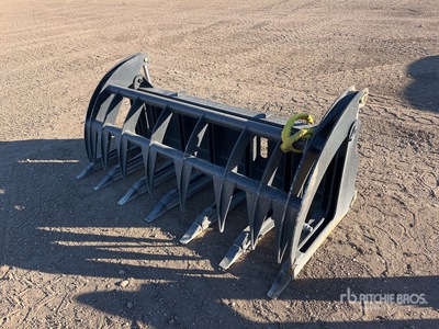 All-Star 74 in Root Rake Kompaktlader-Greifschaufel (Unused)