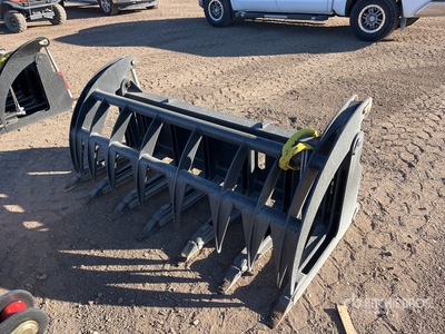 All-Star 74 in Root Rake Kompaktlader-Greifschaufel (Unused)