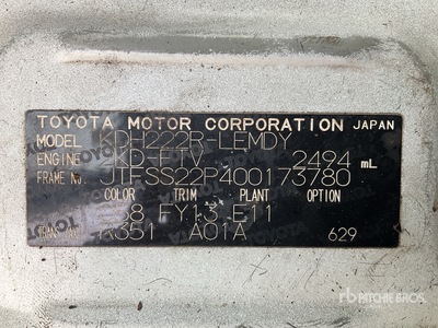 2018 Toyota Hiace 4x2 11-Seat Mini Bus