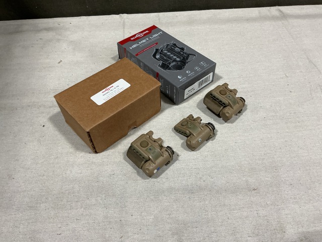 (160) Surefire HL1-A Helmet Mounted Lights (160) Surefire HL1-A Helmet Mounted Lights