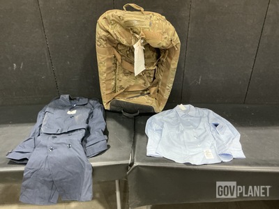 (12) Duffel Bags, (20) Women's Shirts & Assorted Items