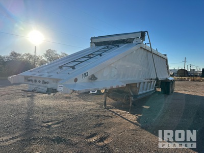 CTS BDT-40 40 ft T/A strooi aanhangwagen