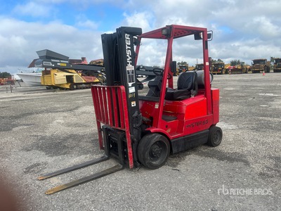 2001 Hyster S55XMS 5400 lb Pneumatic Tire Carretilla Elevadora