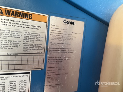 2014 Genie S-65 ブームリフト