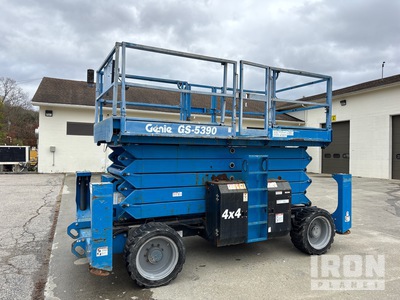 2018 Genie GS-5390RT Diesel 4x4 Scissor Lift