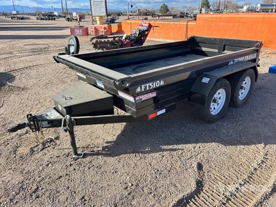 2026 Industrias America FT510 10 ft T/A Remolque Ligero de Volteo