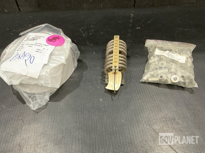 (1) Roll of Plastic Strip, (12) Wire Rope Isolators & Assorted Items