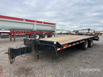 1989 Craig TA20 24 ft T/A Equipment Trailer