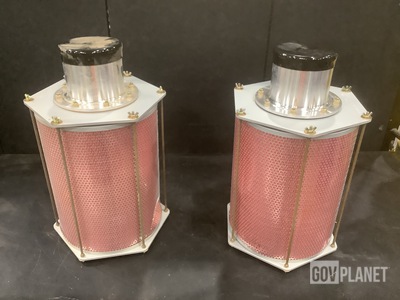 (2) Defense Supply & Manufacturing 123901-76 Ground Hop Filter Assemblies